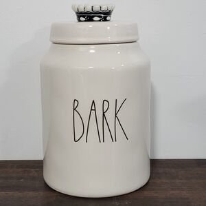 Rae Dunn Bark Dog Treat Canister